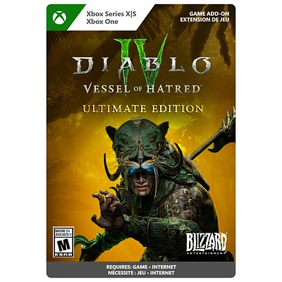 Diablo IV: Vessel of Hatred édition Ultimate (Xbox Series X|S/Xbox One) - Téléchargement numérique