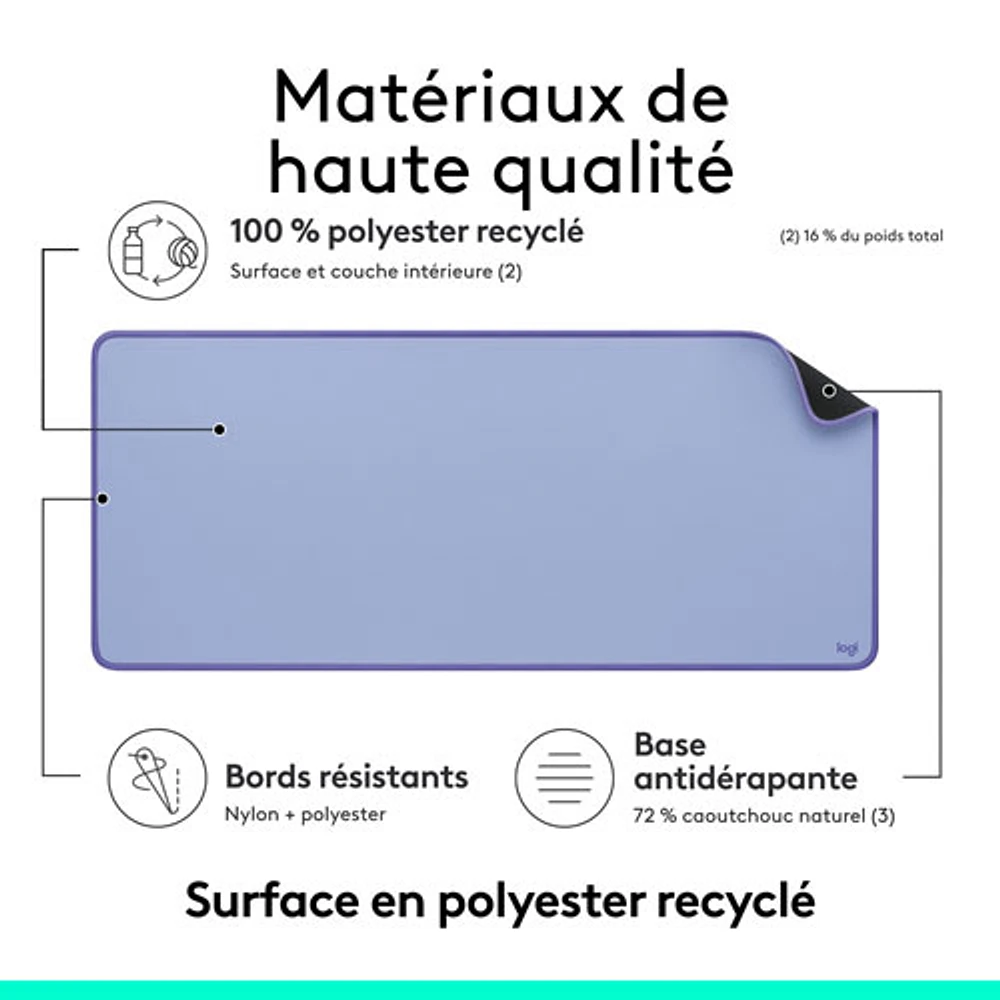 Logitech Studio Desk Mat - Lilac