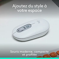 Logitech POP Mouse Bluetooth Optical Mouse - Off-White