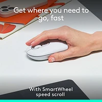 Logitech POP Mouse Bluetooth Optical Mouse - Off-White