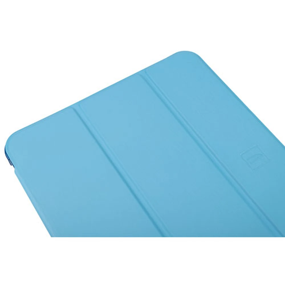 Tucano Milano Italy Satin Ultra-Protective Folio Case for iPad 10.2" (9th/8th/7th Gen) - Sky Blue