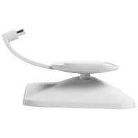 Support réglable Echo Show 8 (3e gén.) avec port de chargement USB-C - Blanc glacier