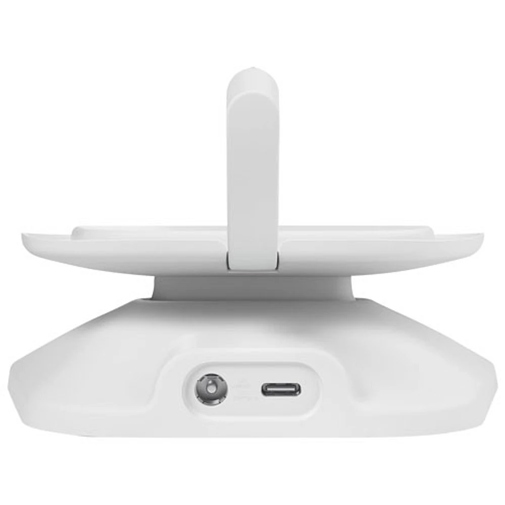 Support réglable Echo Show 8 (3e gén.) avec port de chargement USB-C - Blanc glacier