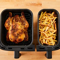 Friteuse à air chaud double Easy Fry & Grill de T-Fal - 8,3 l/8,7 pte - Noir - Exclusivité de Best Buy