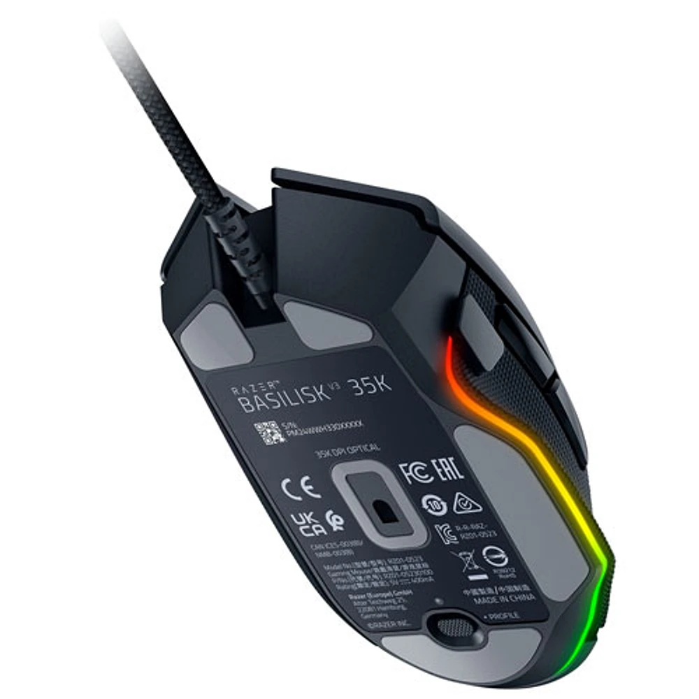 Razer Basilisk V3 35K DPI Optical Gaming Mouse - Black