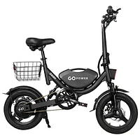 GoPowerBike GoDash Foldable Lightweight Electric City Bike (400W Motor /Up to 48.3km Battery Range /32km/h Top Speed)