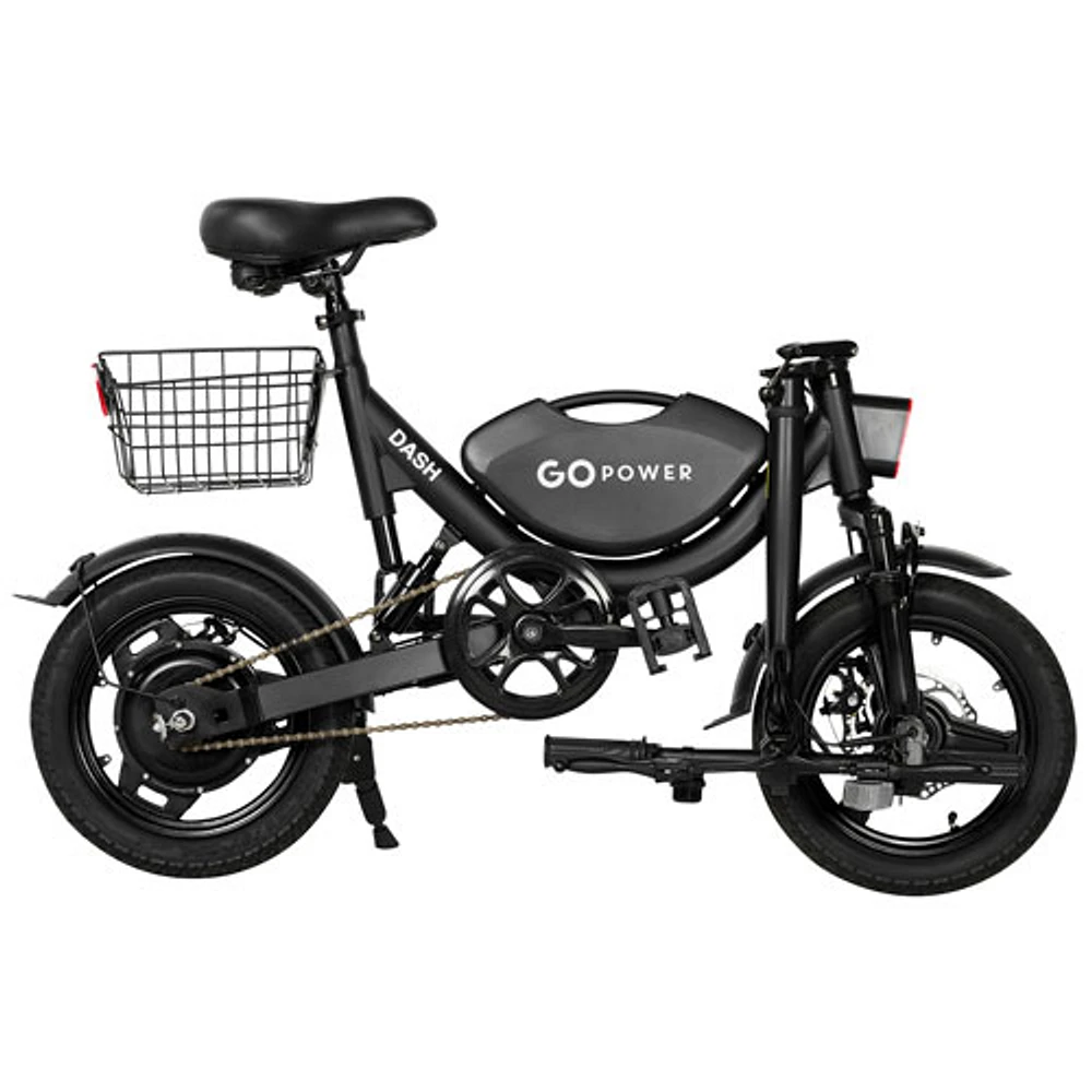 GoPowerBike GoDash Foldable Lightweight Electric City Bike (400W Motor /Up to 48.3km Battery Range /32km/h Top Speed)