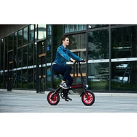 GoPowerBike GoBlitz Foldable Electric City Bike (350W Motor / up to 48km Battery Range / 32km/h Top Speed)- Black
