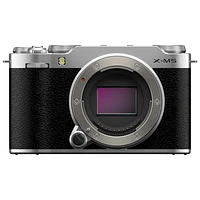 Fujifilm X-M5 Mirrorless Camera with XC 15-45mm OIS PZ Lens Kit - Silver