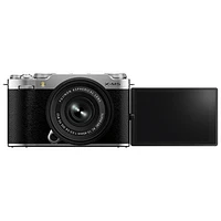 Fujifilm X-M5 Mirrorless Camera with XC 15-45mm OIS PZ Lens Kit - Silver