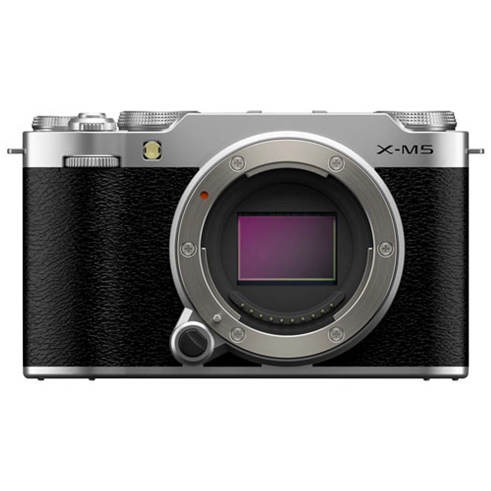 Fujifilm X-M5 Mirrorless Camera (Body Only) - Silver