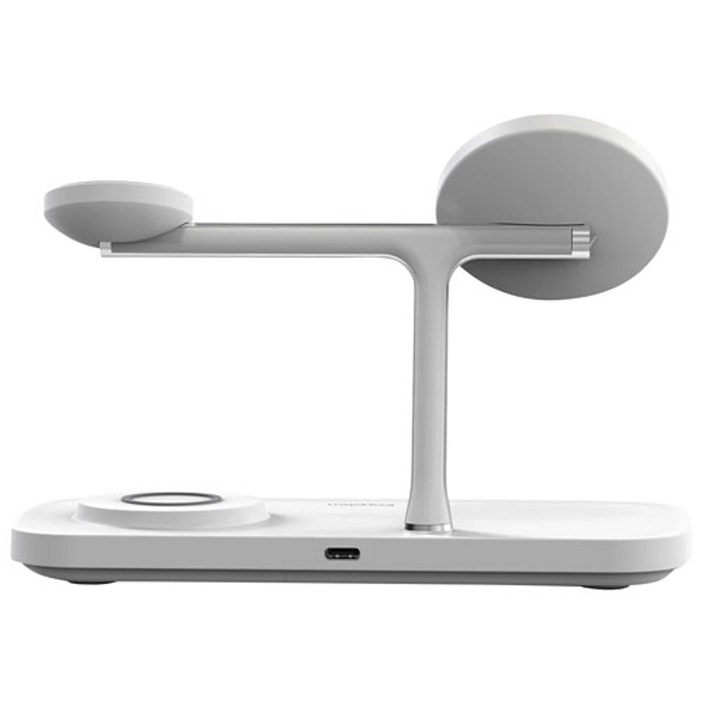 Kopplen Qi2 3-in-1 15W Wireless Charging Stand - White