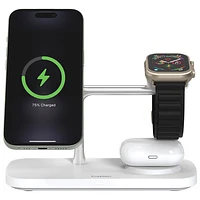 Kopplen Qi2 3-in-1 15W Wireless Charging Stand - White