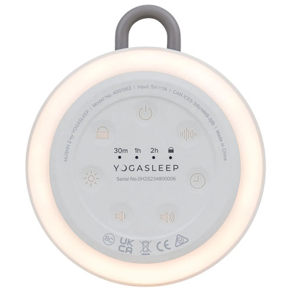 Yogasleep Hushh 2 Travel Sound Machine (MP1006) - White