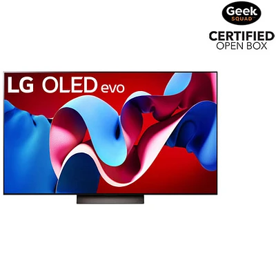 Open Box - LG C4 65" 4K UHD HDR OLED evo webOS Smart TV (OLED65C4PUA) - 2024