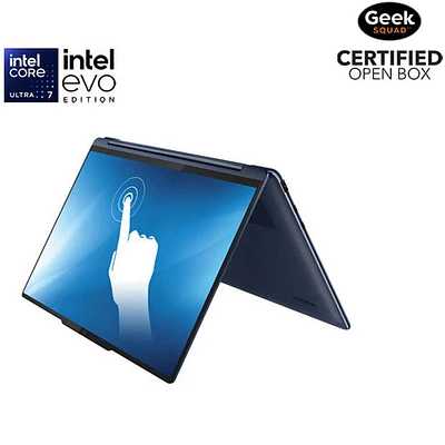 Boîte ouverte - Portable 2-en-1 à écran tactile de 14 po Yoga 9i de Lenovo - Bleu cosmique (EVO Ultra 7 155H d'Intel/SSD 1 To/RAM 16 Go)