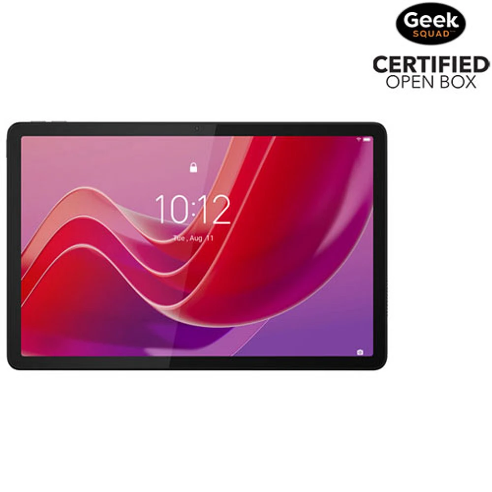 Boîte ouverte - Tablette 11 po 128 Go Android 13 Tab M11 de Lenovo à processeur octocoeur MediaTek Helio G88 - Gris lunaire