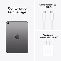 iPad mini 8,3 po Go avec Wi-Fi & 5G (7e génération) d'Apple