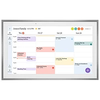 Écran intelligent avec calendrier tactile Skylight - Argenté - Exclusivité de Best Buy