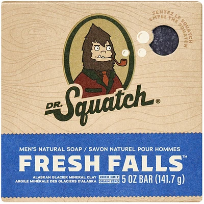 Dr. Squatch Men's Natural Bar Soap - Fresh Falls