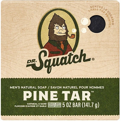 Dr. Squatch Men's Natural Bar Soap - Pine Tar