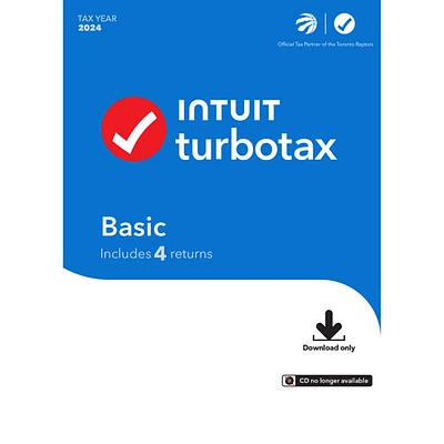 TurboTax Basic 2024 (PC) - 4 Returns