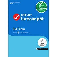 TurboImpôt Standard 2024 (PC) - 8 déclarations