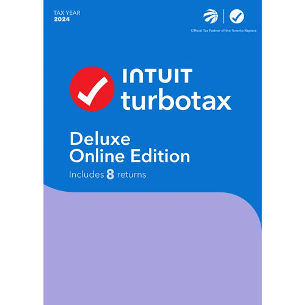 TurboTax Deluxe Online Edition 2024 (PC/Mac) - 8 Returns