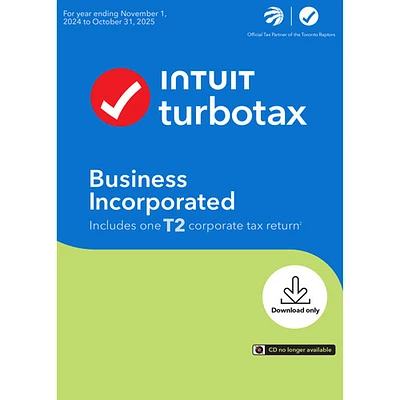 TurboTax Business Incorporated 2024 (PC) - T2 Corporate Return - English