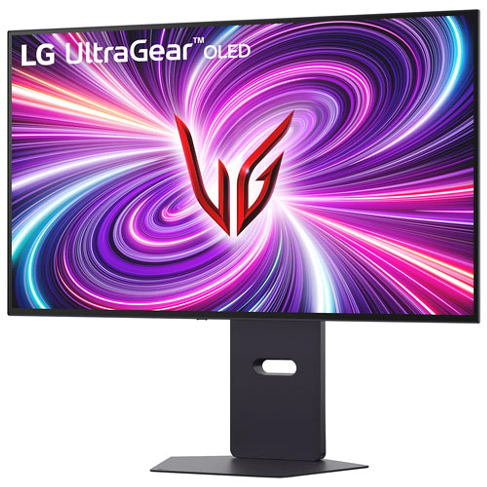 LG UltraGear 32" 4K UHD 240Hz 0.03ms GTG OLED LED G-Sync FreeSync Gaming Monitor (32GS95UV-B) - Purple Grey