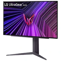 LG UltraGear 27" QHD 240Hz 0.03ms GTG OLED LED G-Sync FreeSync Gaming Monitor (27GS93QE-B) - Purple Grey