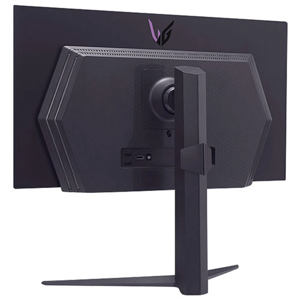 LG UltraGear 27" QHD 240Hz 0.03ms GTG OLED LED G-Sync FreeSync Gaming Monitor (27GS93QE-B) - Purple Grey