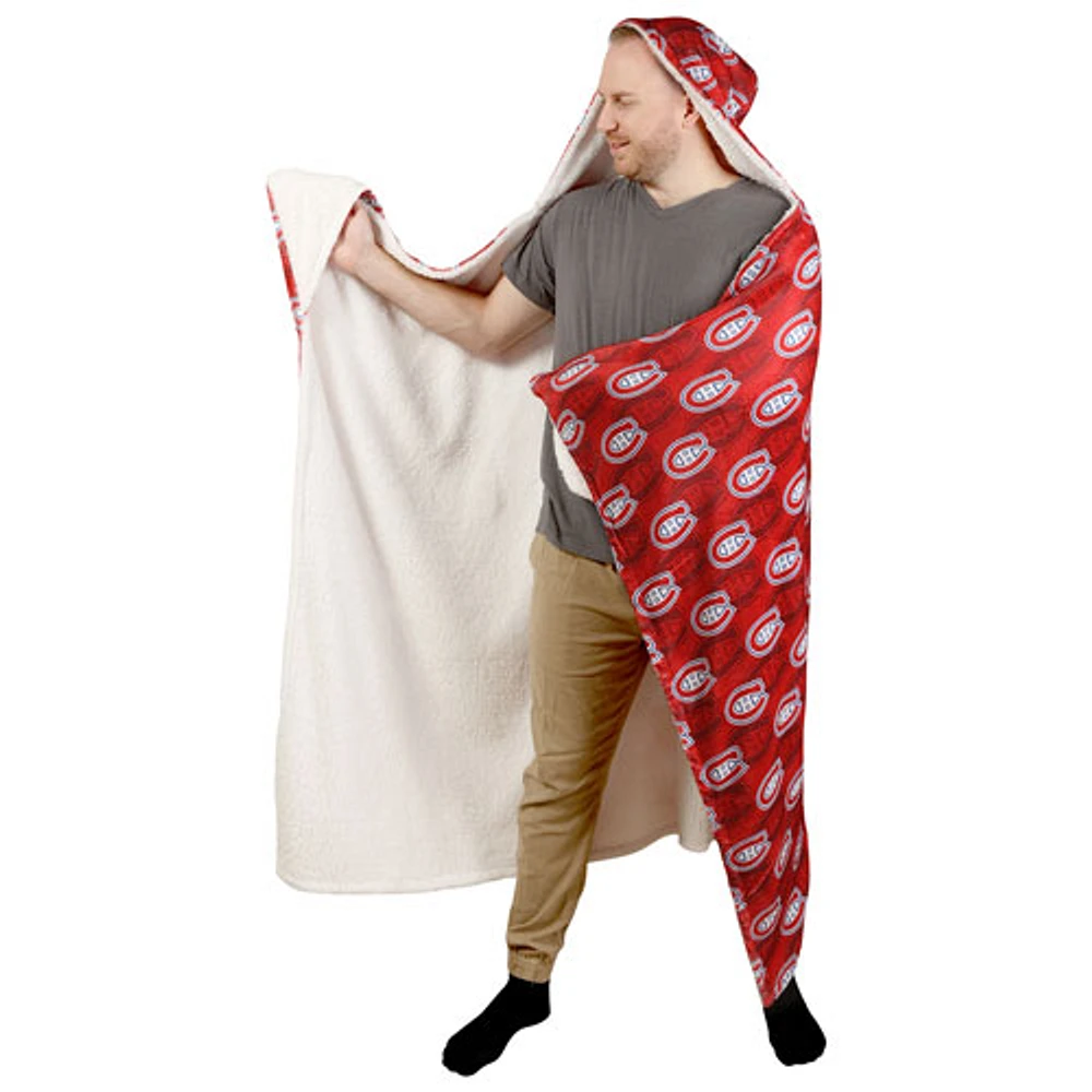 NHL Hooded Throw Blanket - 50" x 70" - Montreal Canadiens