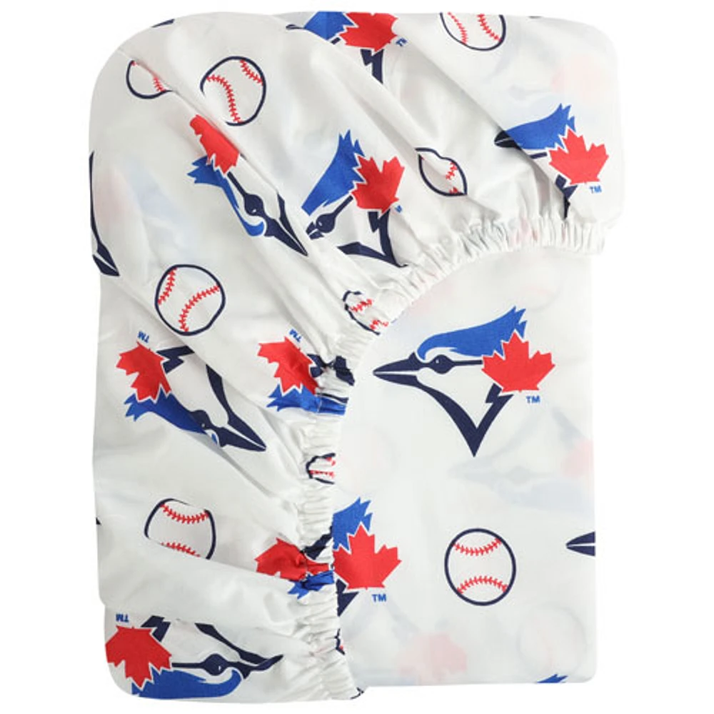 MLB 4-Piece Bed Sheet Set - Twin - Toronto Blue Jays