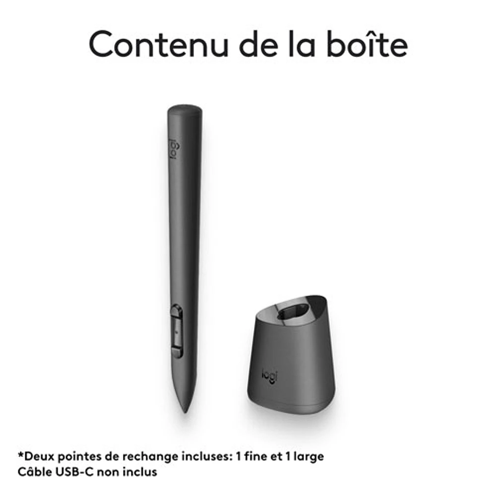 Stylet de réalité mixte MX Ink avec station de recharge de Logitech pour Meta Quest