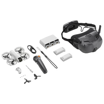 Ensemble Motion Fly More avec drone quadricoptère Neo, caméra, manette et casque Goggles N3 de DJI