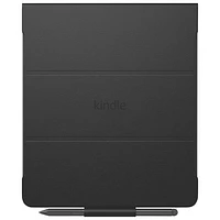 Étui folio en tissu pour Kindle Scribe d'Amazon avec attache magnétique - Noir