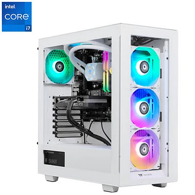 Thermaltake View i4770 Gaming PC - White (Intel Core i7-14700KF/32GB RAM/1TB SSD/GeForce RTX 4070 Super) - En