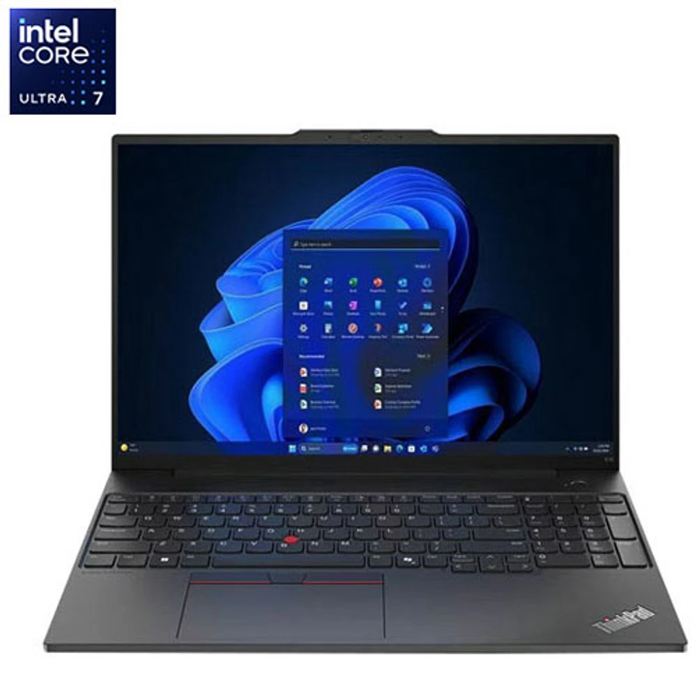 Lenovo ThinkPad E16 Gen 2 16" Business Laptop (Intel Ultra 7-155U/16GB RAM/512GB SSD/Win 11 Pro) - En