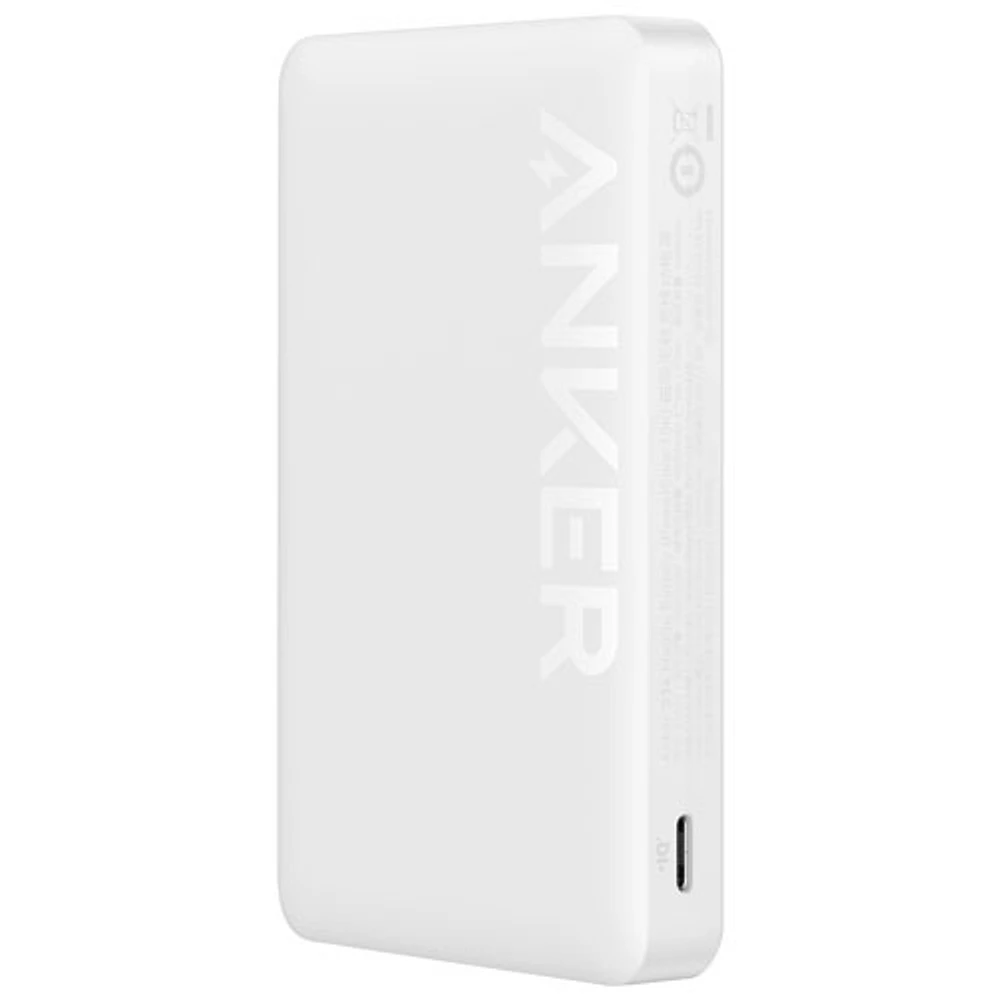 Chargeur portable magnétique sans fil 10 000 mAh 334 Powercore d'Anker - Blanc