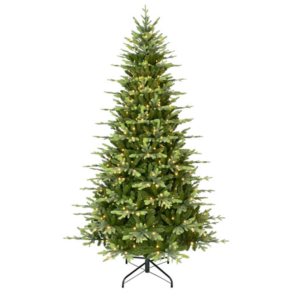 Puleo 7.5 Ft. Pre-lit Carrington Christmas Fir Tree (301-CAT-75LW5K4-CUL)