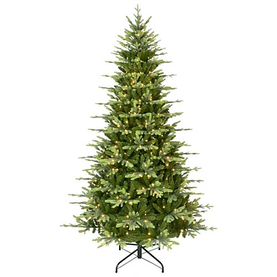 Arbre de Noël de 7,5 pi avec lumières de Puleo (301-CAT-75LW5K4-CUL) - Sapin Carrington