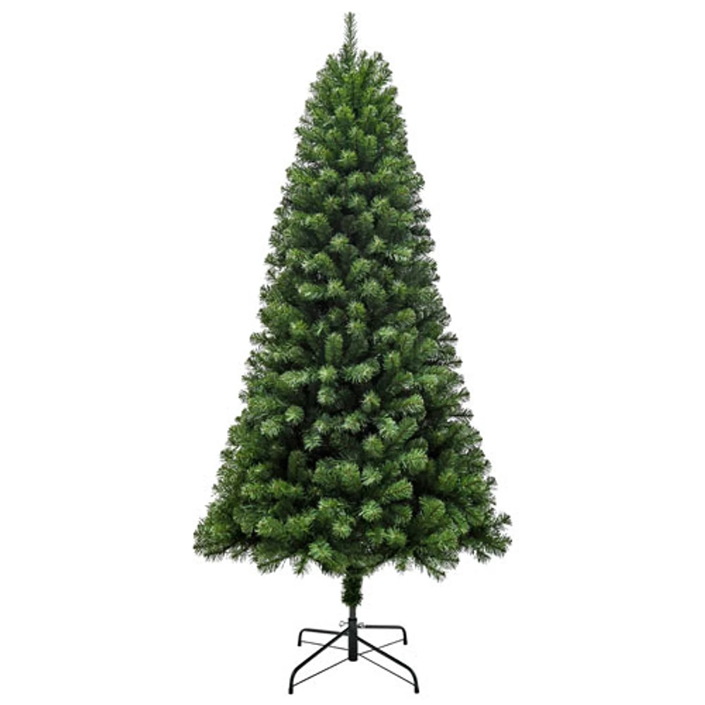 Arbre de Noël de 7 pi avec lumières de Puleo (357OFD70LDF3KZ350CUL) - Épinette Oxford