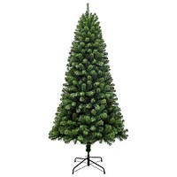 Arbre de Noël de 7 pi avec lumières de Puleo (357OFD70LDF3KZ350CUL) - Épinette Oxford