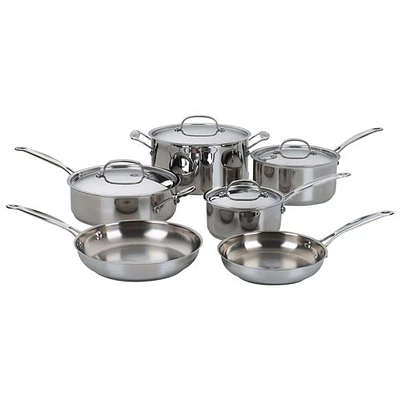 Cuisinart Classic Collection 10-Piece Cookware Set - Stainless Steel