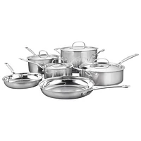 Cuisinart Classic Collection 10-Piece Cookware Set - Stainless Steel