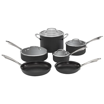 Batterie de cuisine 10 pièces à induction de Cuisinart - Argenté