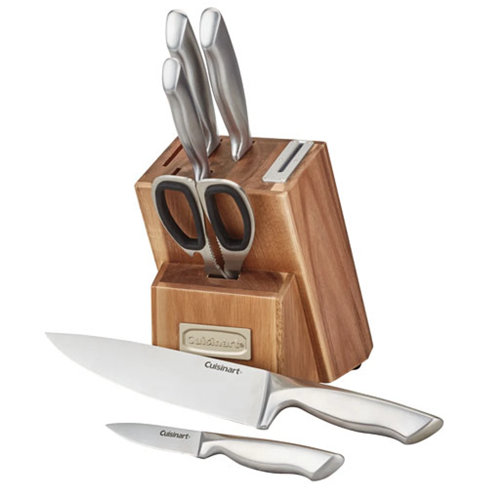 Cuisinart German Steel 7-Piece Knife Block Set (C77SS-7P2NC)