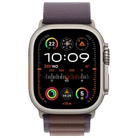 Koodo Apple Watch Ultra 2 (GPS + Cellular) 49mm Titanium Case with Indigo Alpine Loop - Large 165-210mm - Monthly Tab Payment