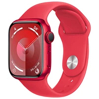 Koodo Apple Watch Series 9 (GPS + Cellular) 41mm (PRODUCT)RED Aluminum Case with (PRODUCT)RED Sport Band - Medium/Large 150-200mm - Monthly Tab Payment